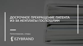Как прекратить патент досрочно в Эксперт