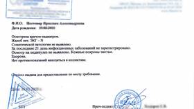 Справка от педиатра о здоровье ребенка в Эксперт