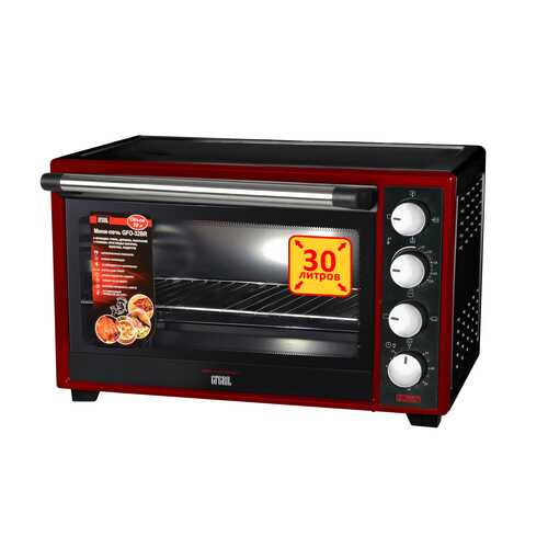 Мини-печь GFGRIL GFO-32BR Black/Red в Эксперт