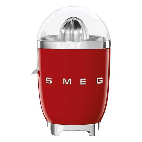 Соковыжималка для цитрусовых Smeg CJF01RDEU red/silver в Эксперт