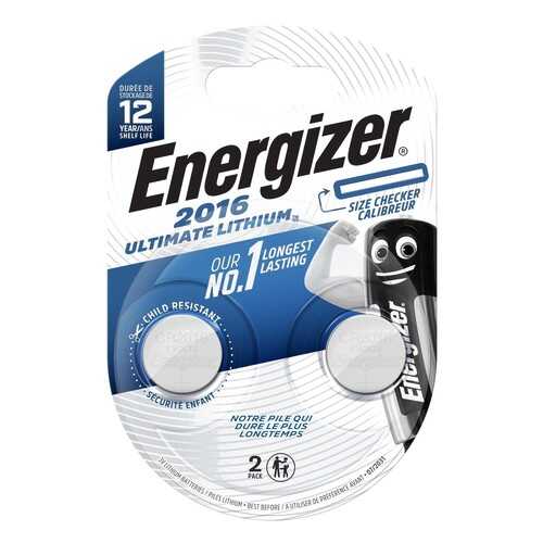 Батарея Energizer Ultimate Lithium CR2016 BP2 (E301319500) в Эксперт