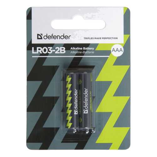 Батарейка Defender LR03-2B 56003 2 шт в Эксперт