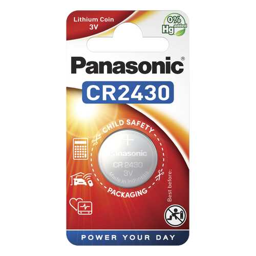 Батарейка Panasonic CR-2430EL/1B 1 шт в Эксперт