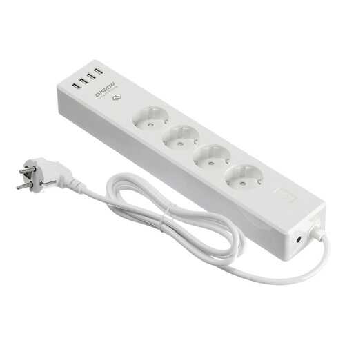 Сетевой фильтр DIGMA DiPlug Strip 40, 4 розетки, 1,8 м, White в Эксперт