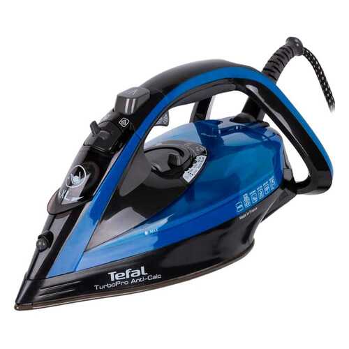 Утюг Tefal TurboPro Anti-Calc FV5648 Blue/Black в Эксперт