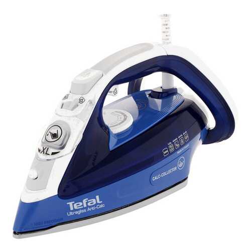 Утюг Tefal Ultragliss Anti-calc FV4964E0 White/Blue в Эксперт