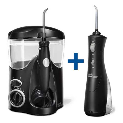 Ирригатор Waterpik WP-112 + Waterpik WP-462 Black в Эксперт